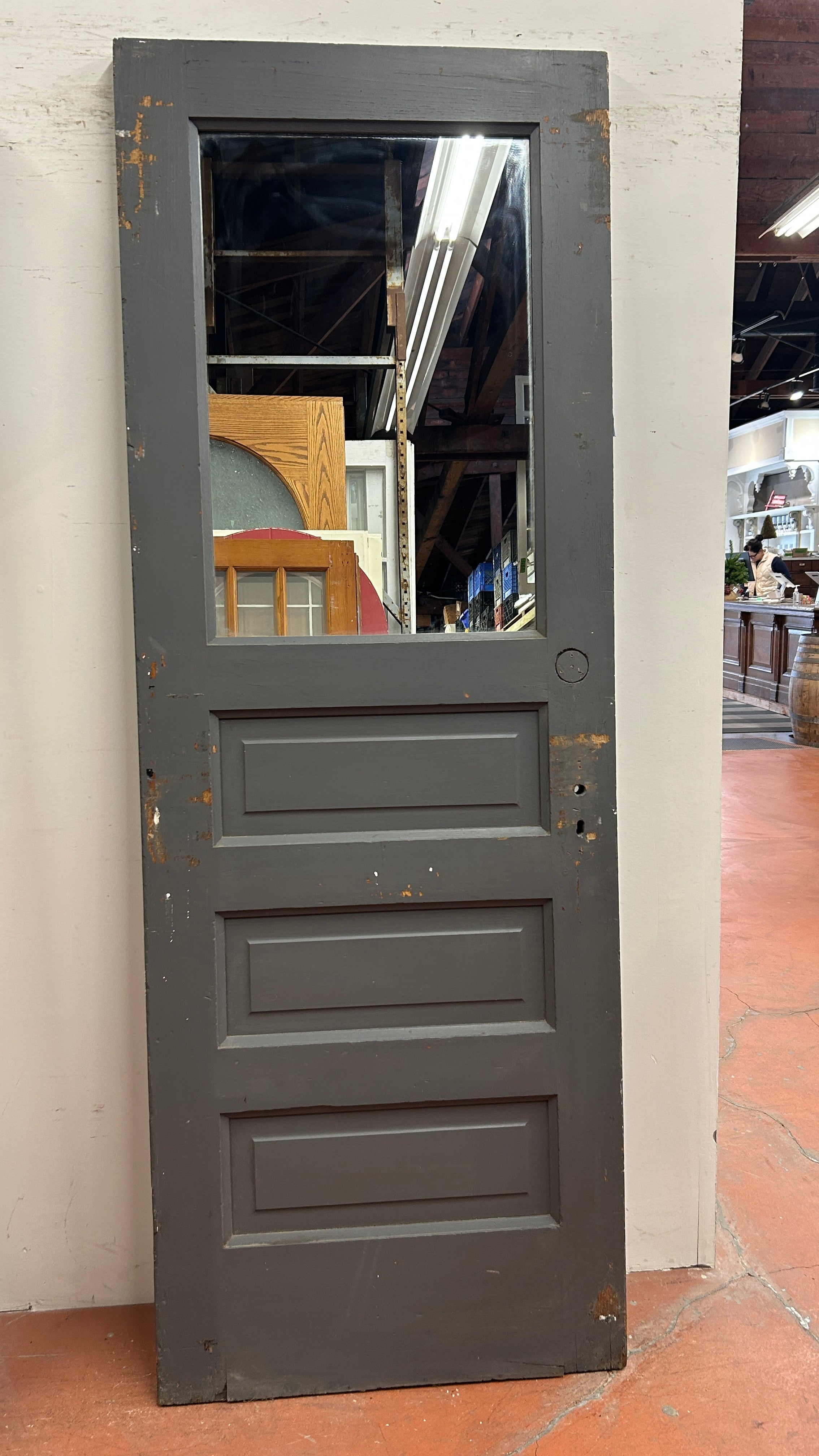 1-Light/ 3-Panel Mirrored Back Door (BD-271)