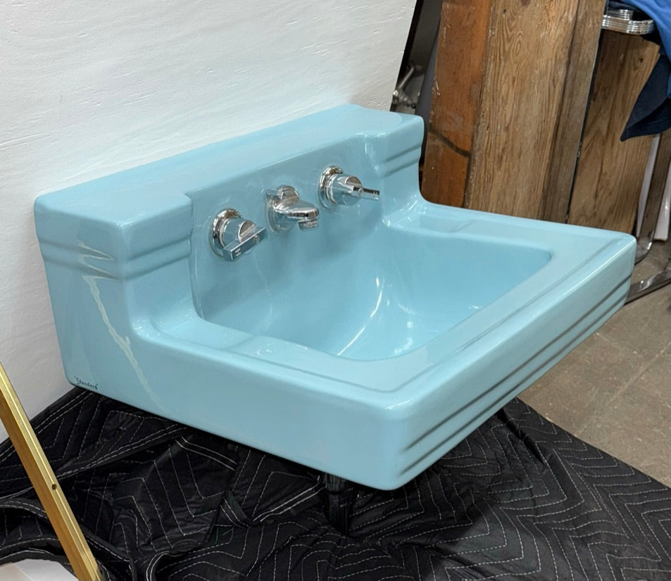 (SK-162) "STANDARD" 1957 Blue Sink