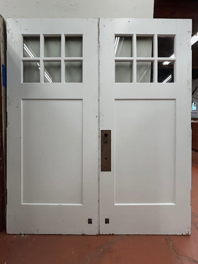6-Light / 1-Panel Door Pair (FDP-249)