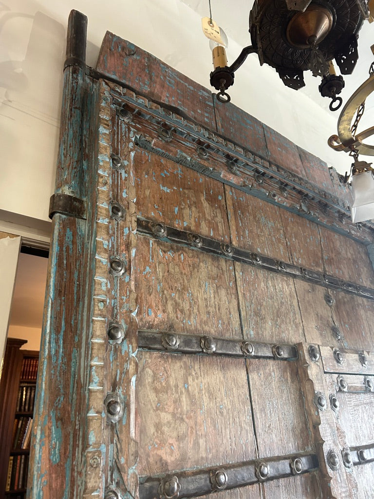 Lg. 'Wicket Gate' Door Pair w/ Metalwork (XD-35473)