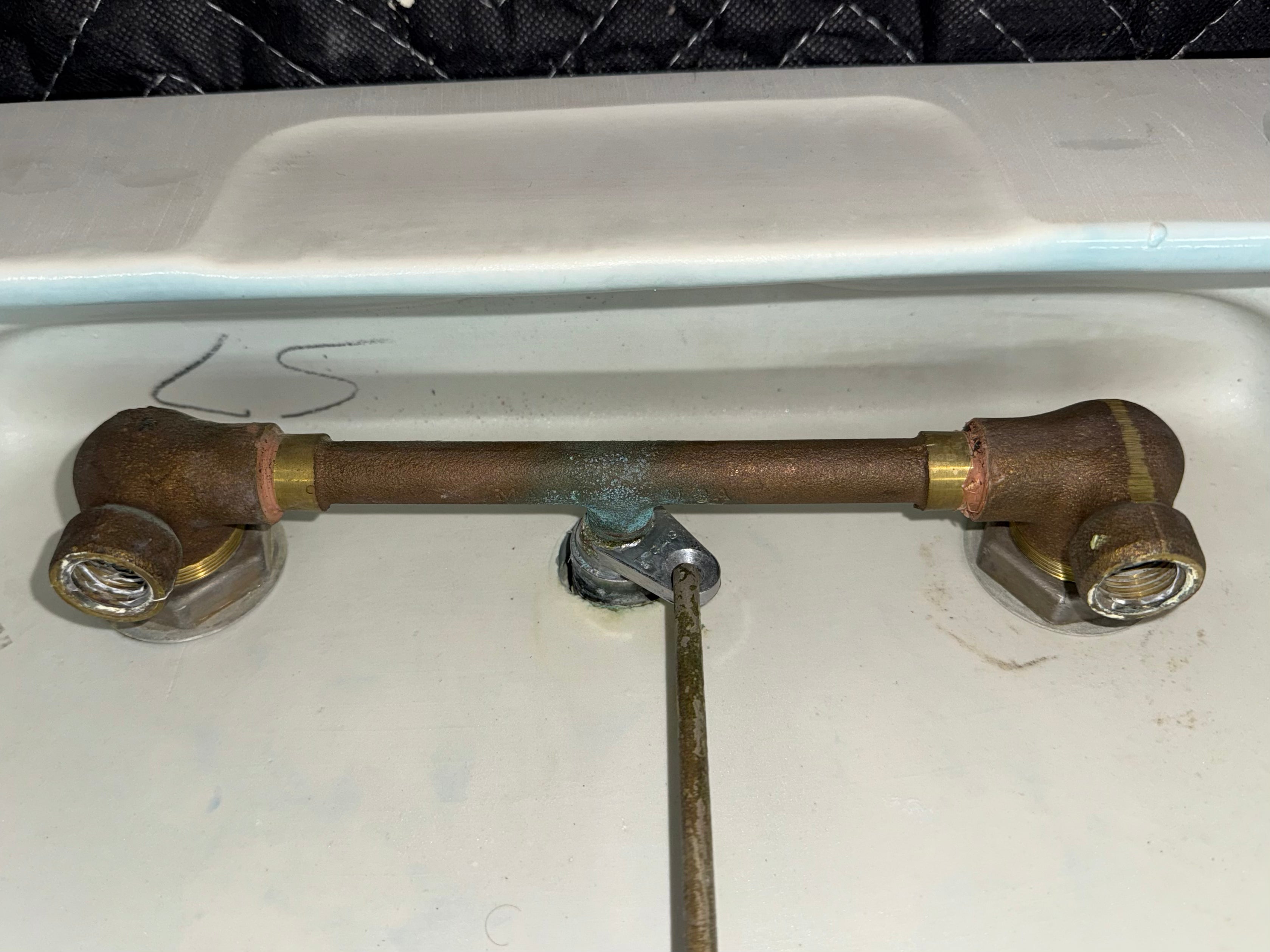 (SK-162) "STANDARD" 1957 Blue Sink