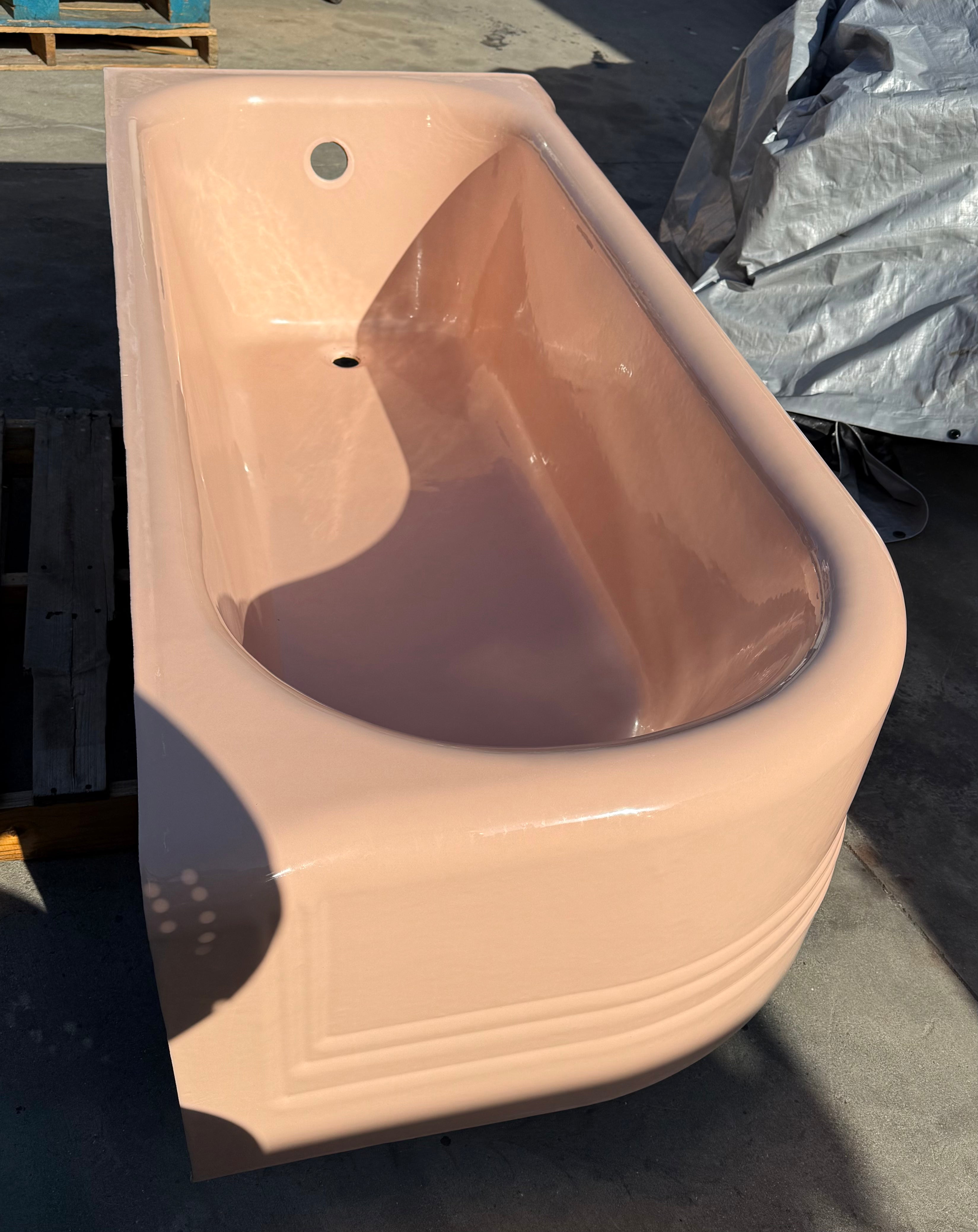 (TB-189) Persian Brown Corner Tub