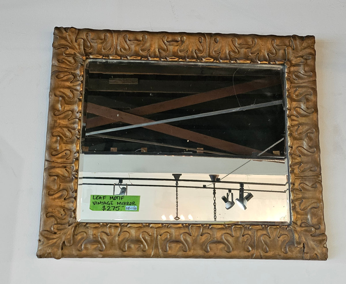 Leaf Motif Vintage Mirror OE-110