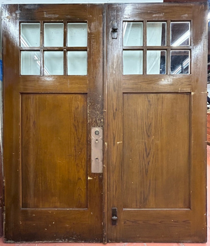 6-Light / 1-Panel Door Pair (FDP-249)
