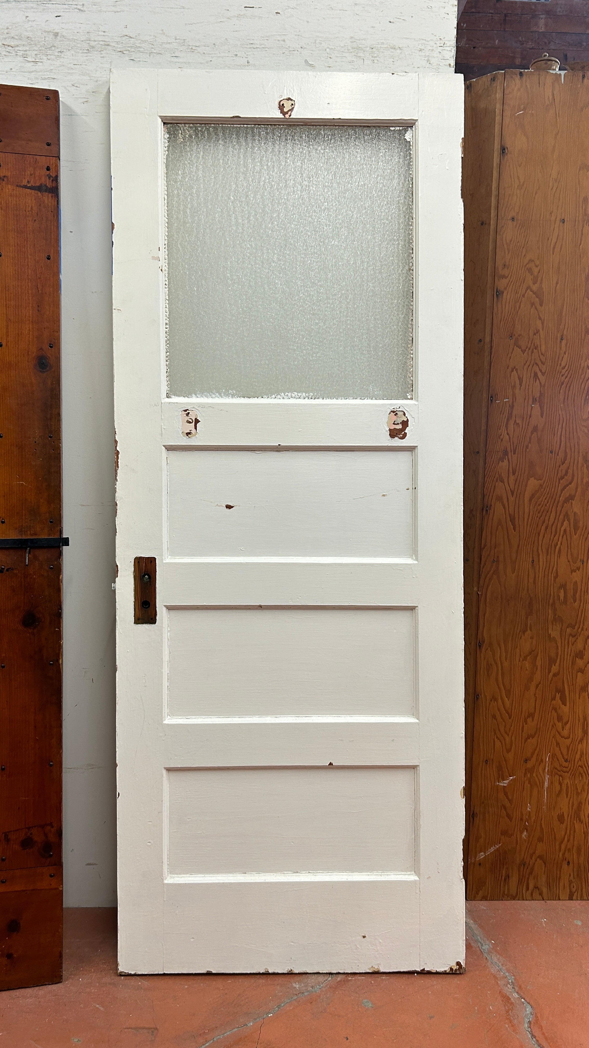 1-Light/ 3-Panel Back Door w/ Textured Glass (BD-332)