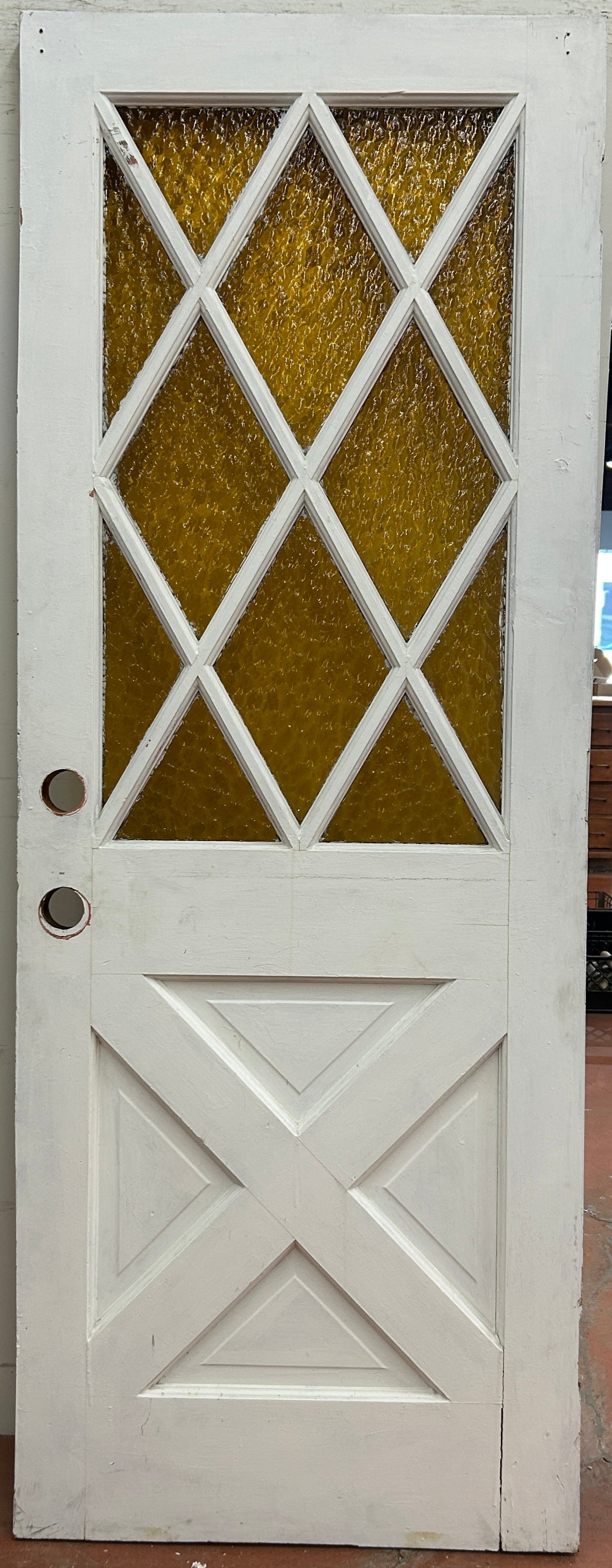 Diamond-Glass/ X-Panel Back Door (BD-367)