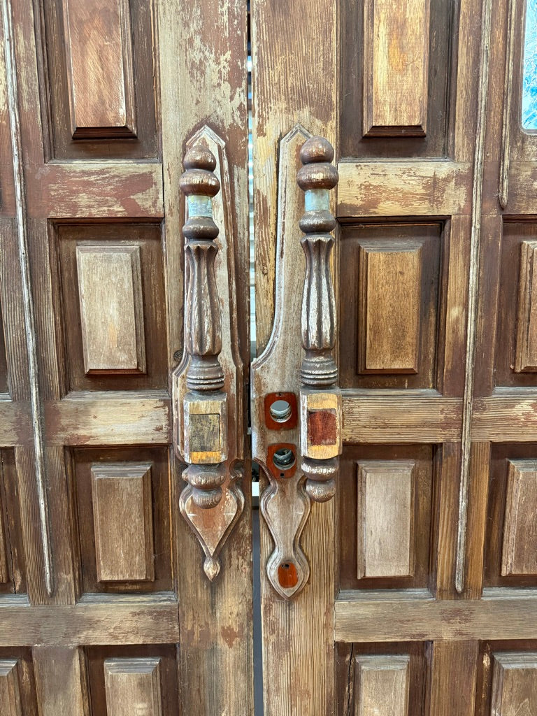 (XD-126) Entry Door/Colored Glass