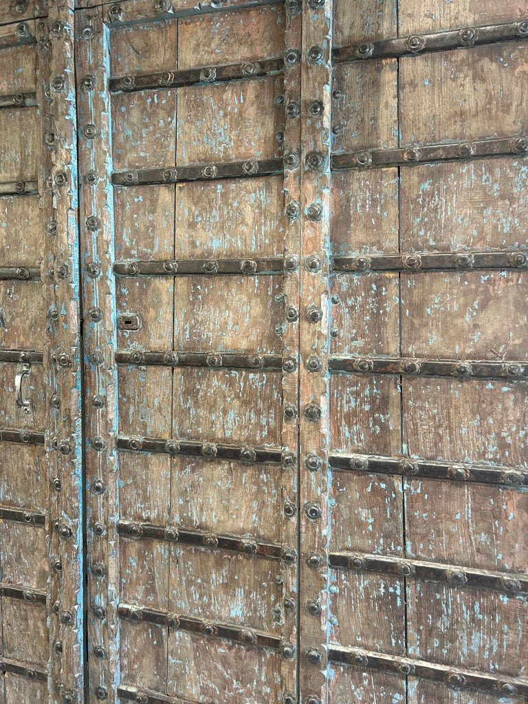 Lg. 'Wicket Gate' Door Pair w/ Metalwork (XD-35473)