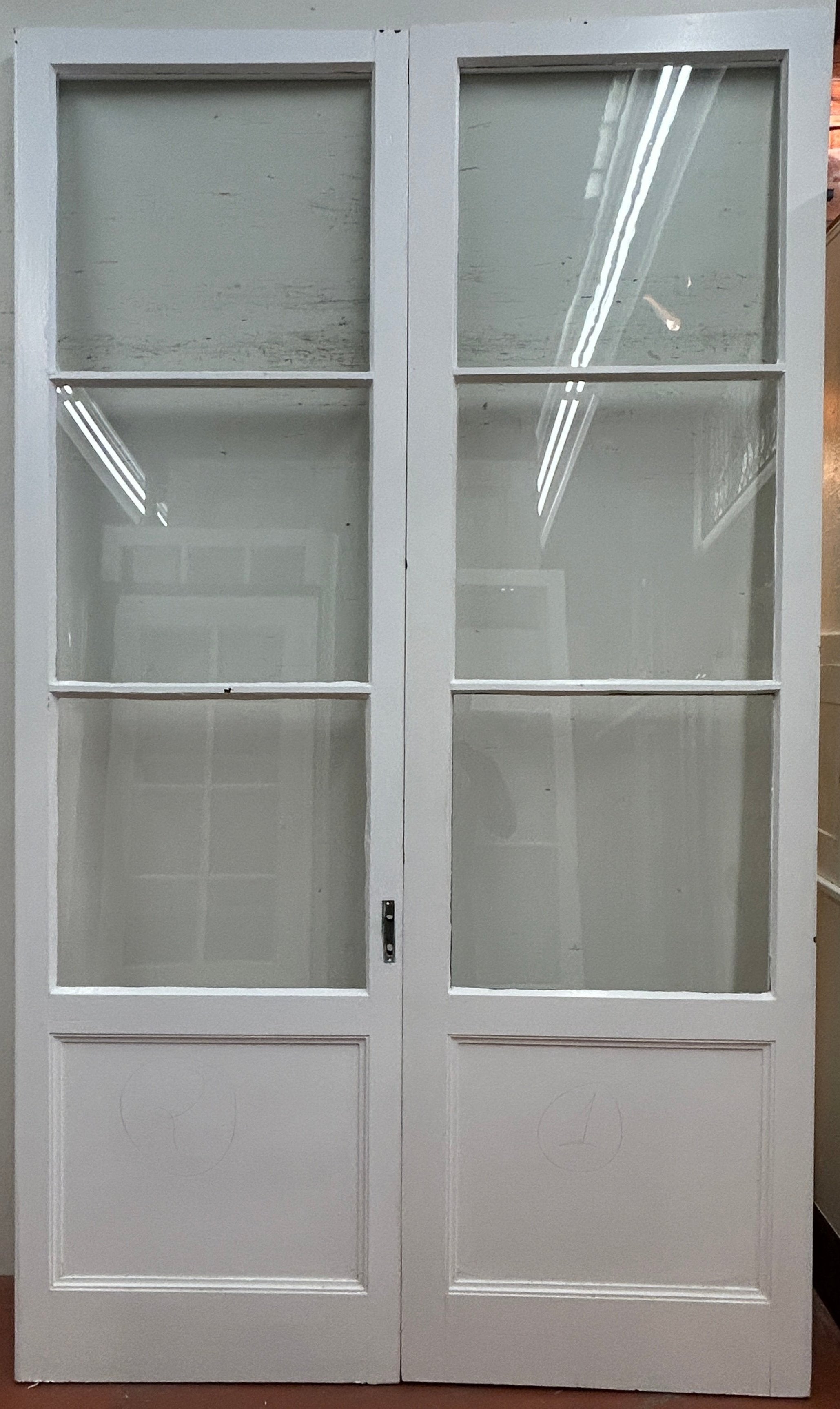 3-Light/ 1-Panel French Door Pair (FDP-236)