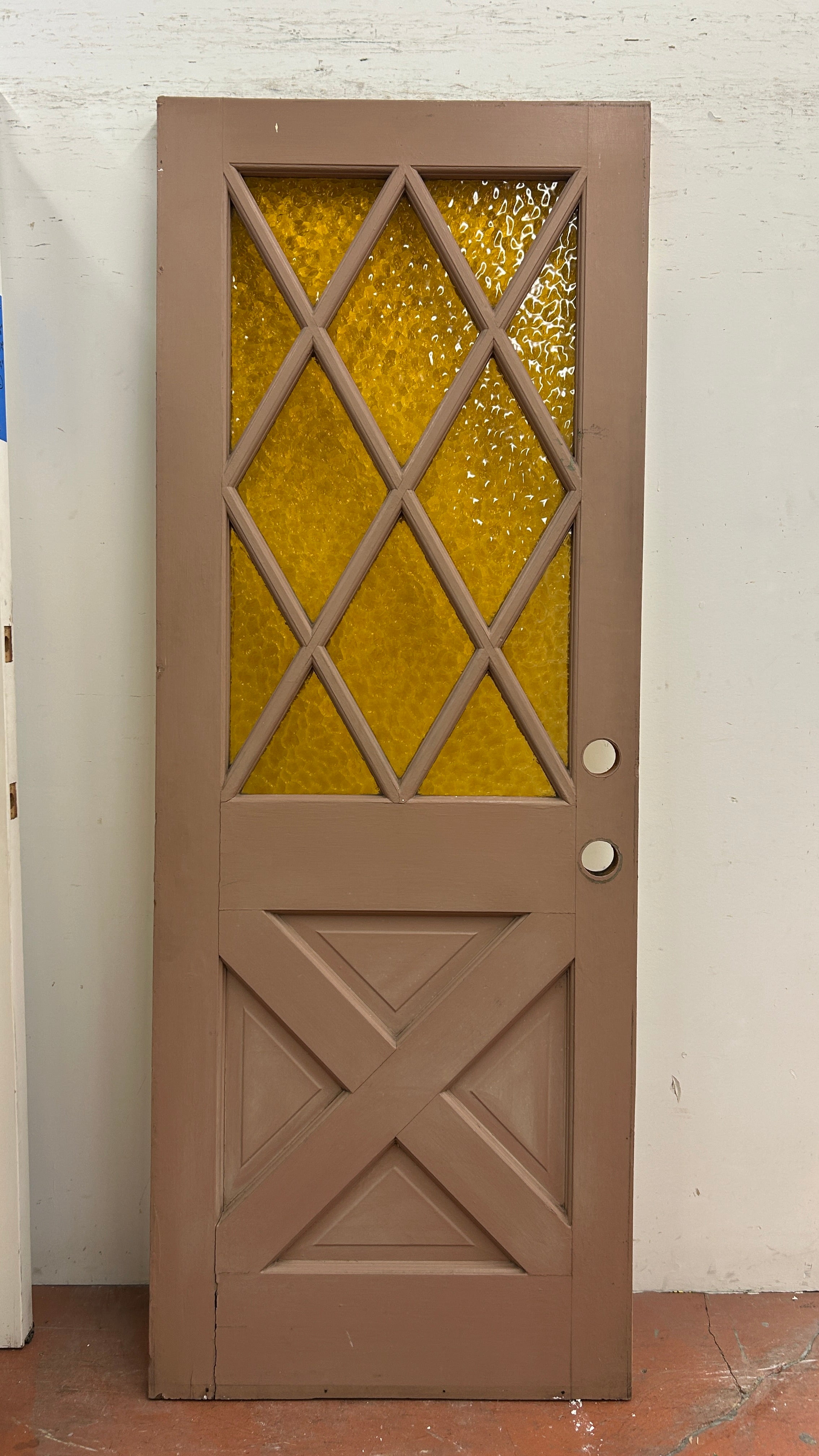 Diamond-Glass/ X-Panel Back Door (BD-367)