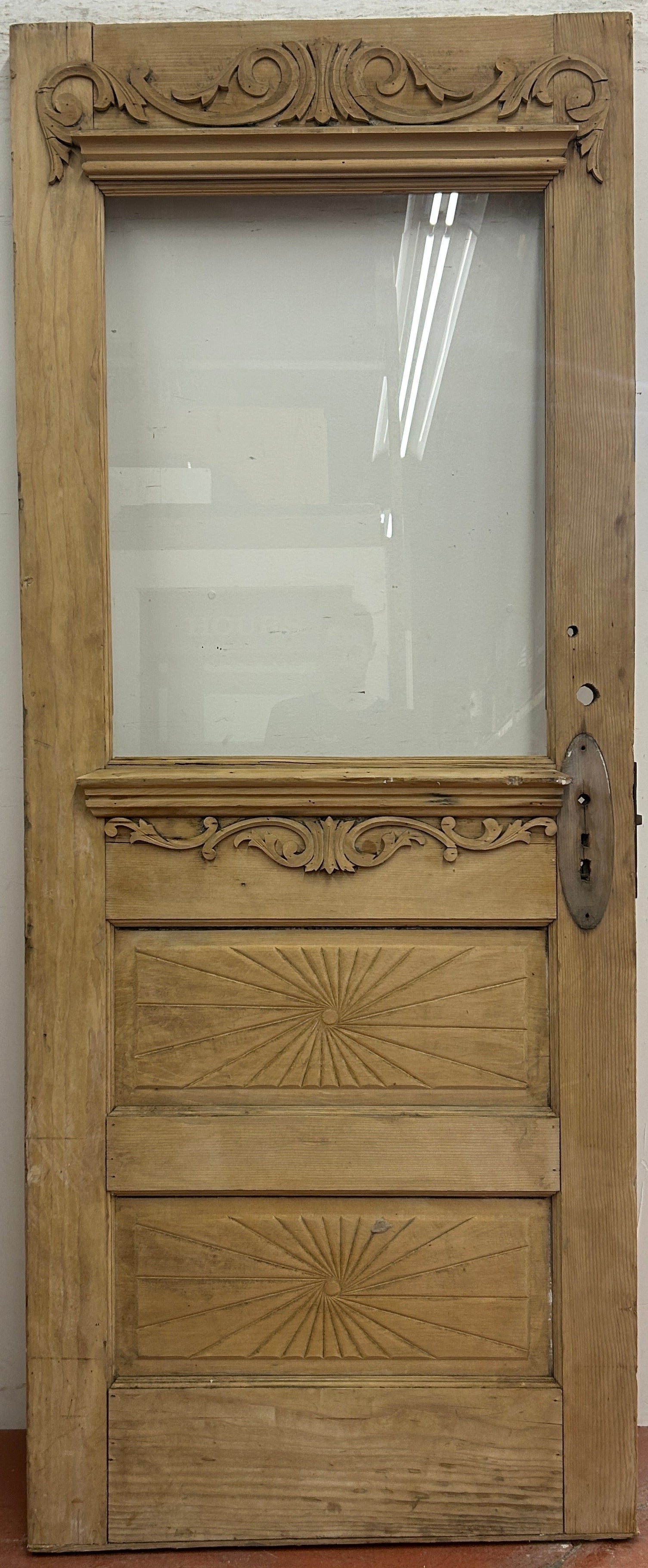1-Light/ 2-Panel Back Door w/ Raised Trim (BD-400)