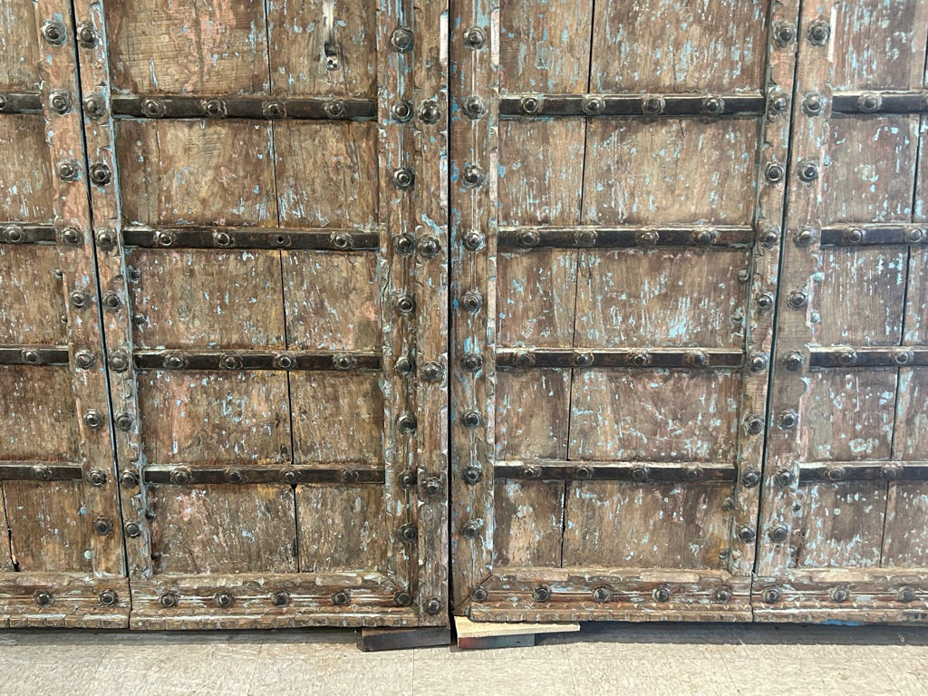 Lg. 'Wicket Gate' Door Pair w/ Metalwork (XD-35473)