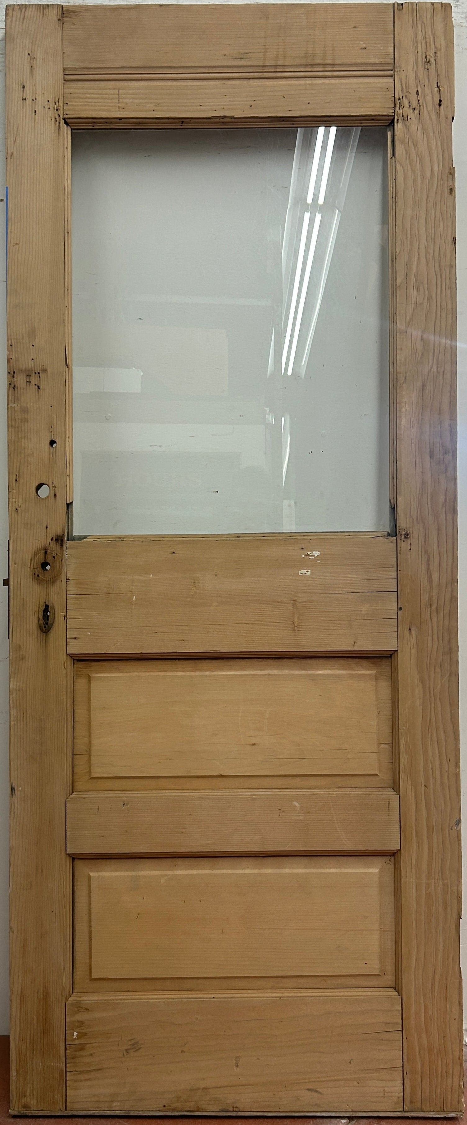 1-Light/ 2-Panel Back Door w/ Raised Trim (BD-400)