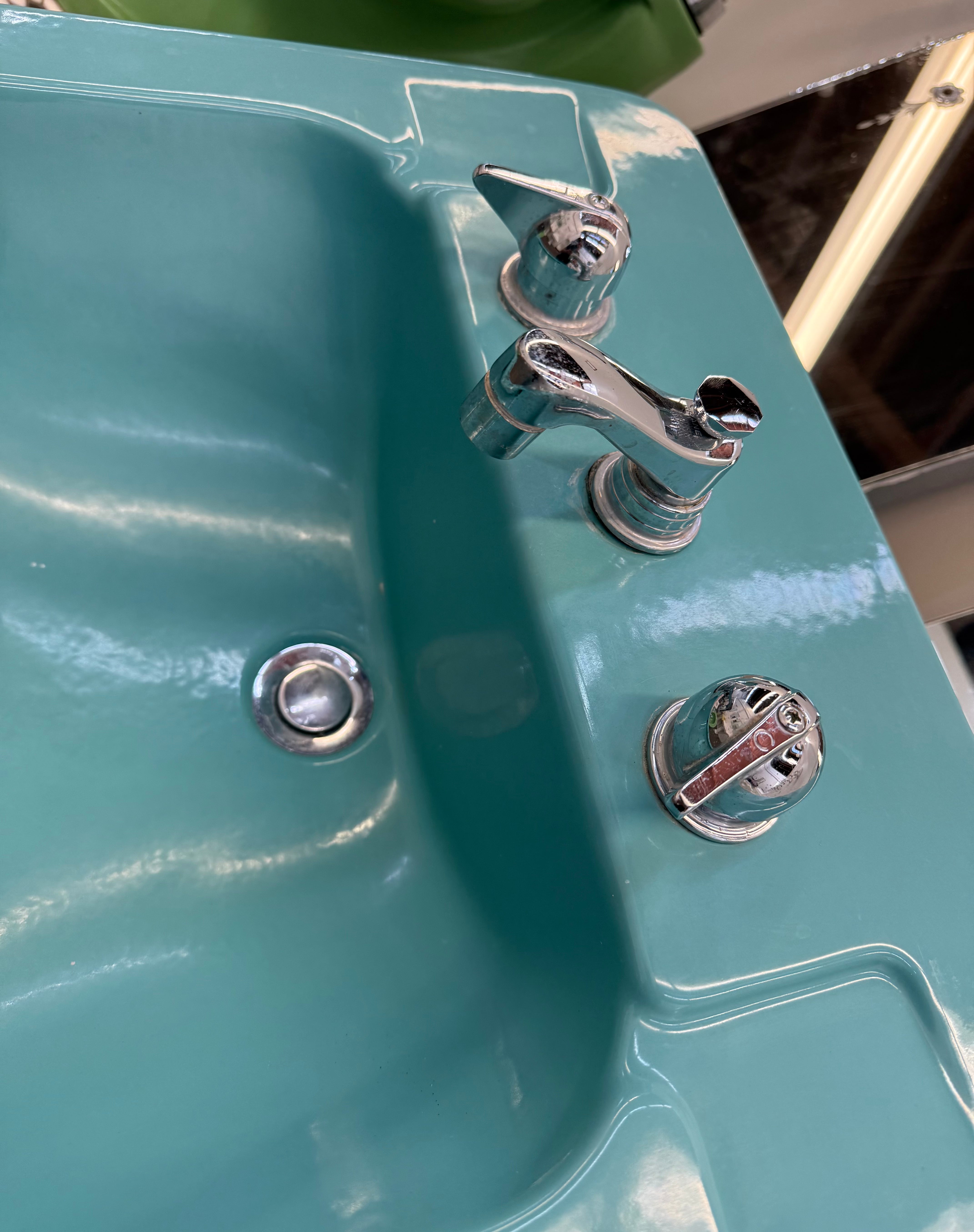 (TS-117) Crane Blue 50's Set