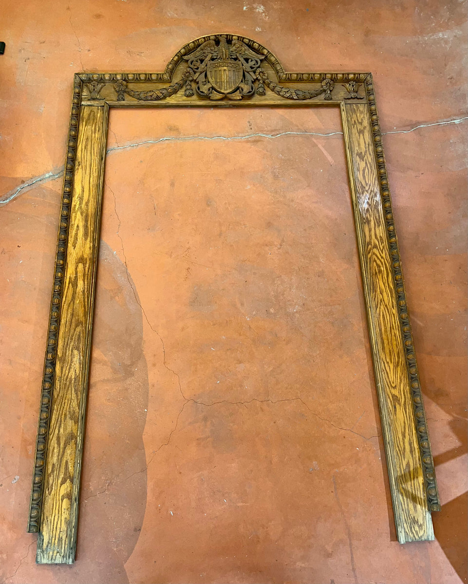 Navy Crest Door Surround (APR1926) Pasadena Architectural Salvage