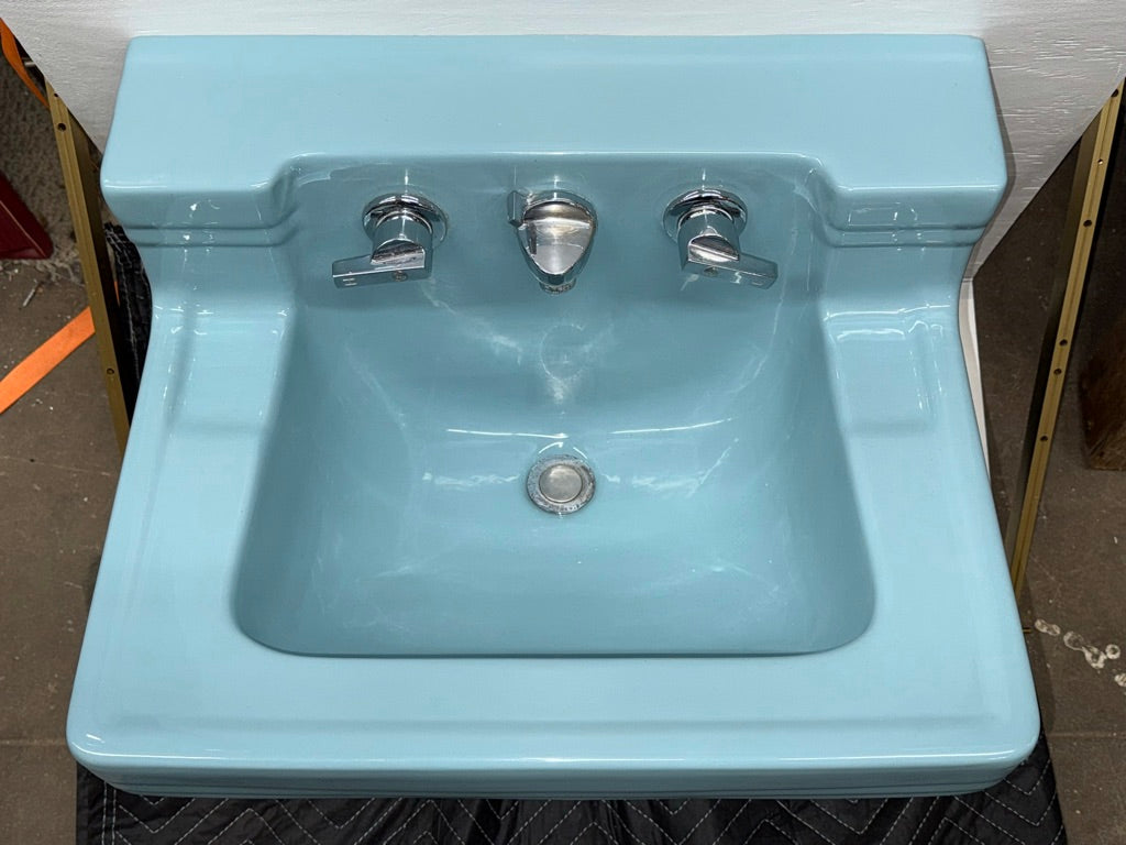 (SK-162) "STANDARD" 1957 Blue Sink