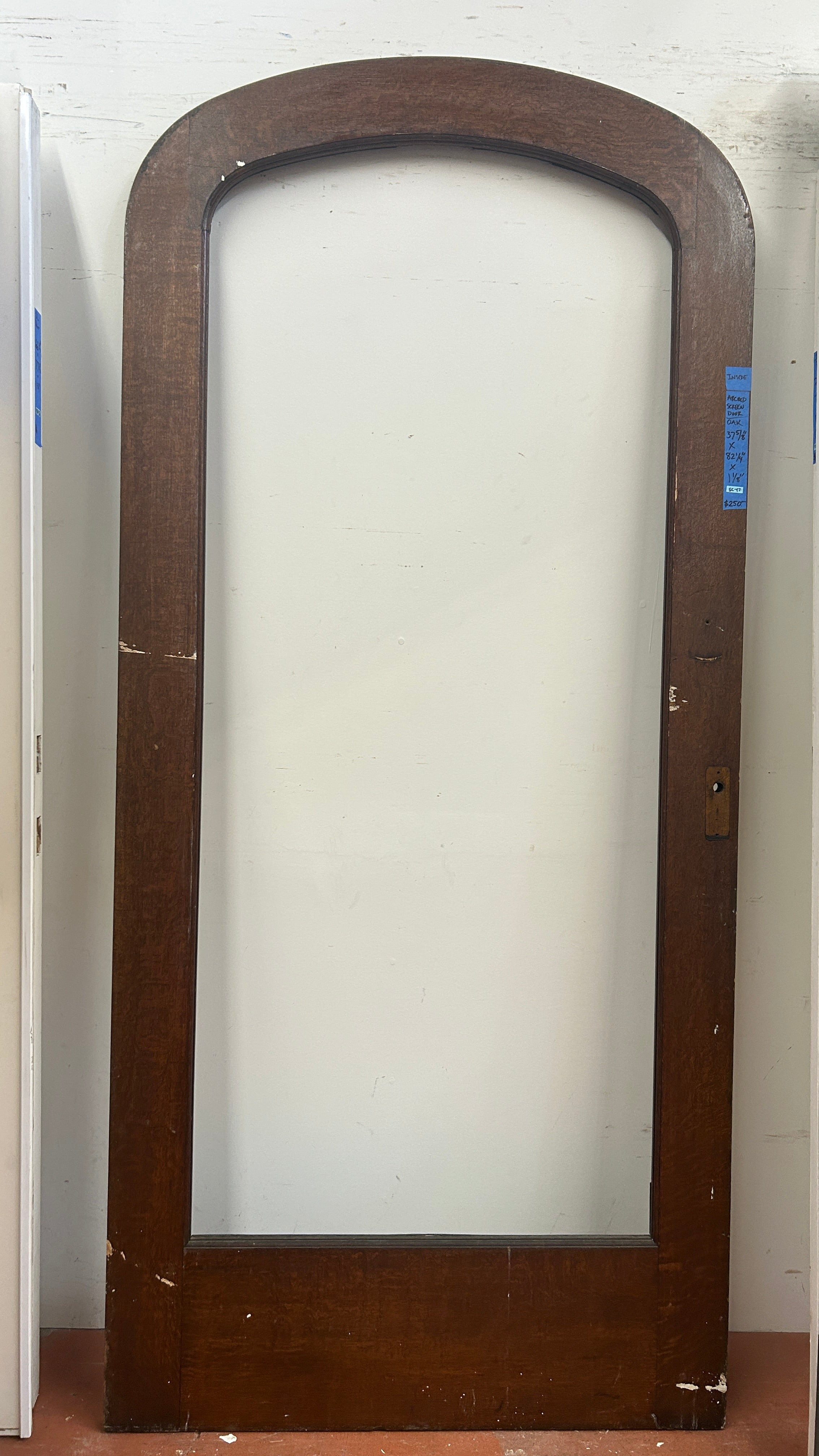 Arched Oak Screen Door (SC-17)