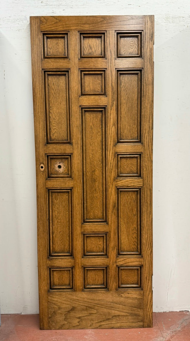 (XD-118) Multi Panel Oak Door