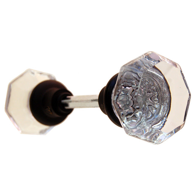 BM Octagonal Glass Doorknob