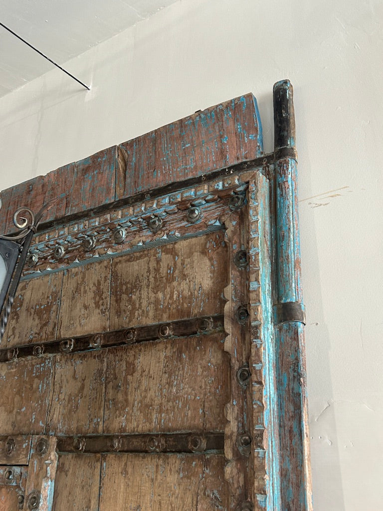 Lg. 'Wicket Gate' Door Pair w/ Metalwork (XD-35473)