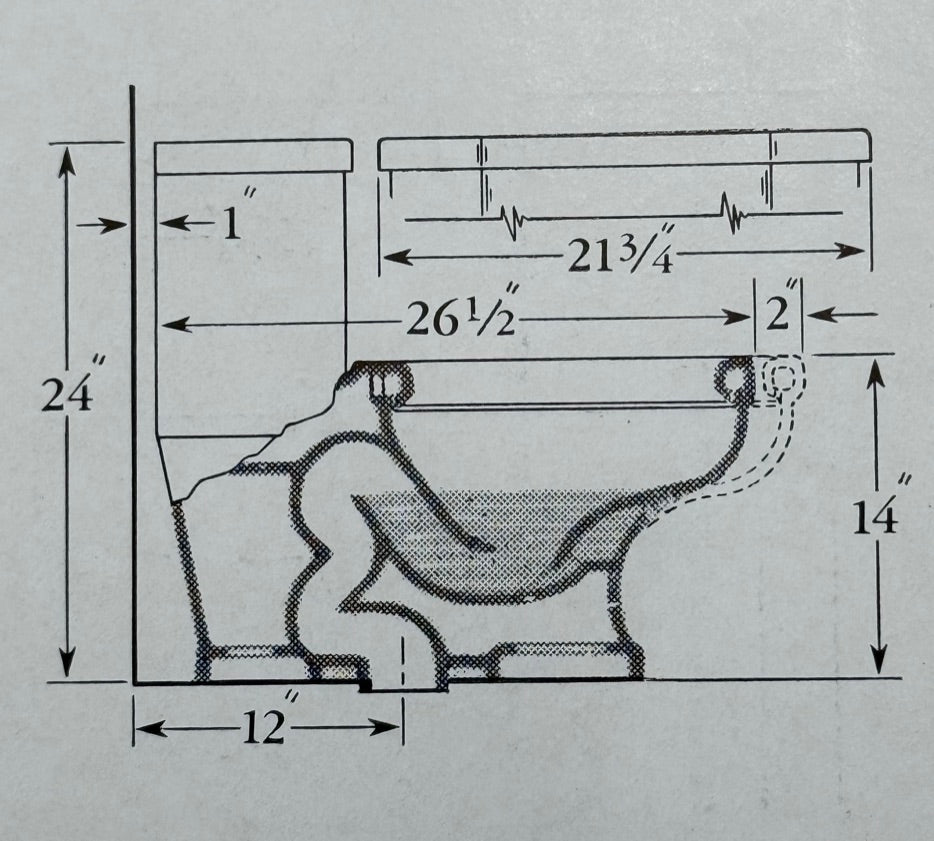 (WC-148) Crane Manor Toilet
