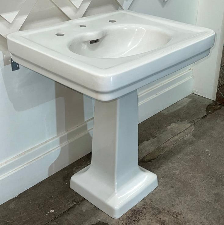 Std. Blackford Ped. Sink, White (SK-135)