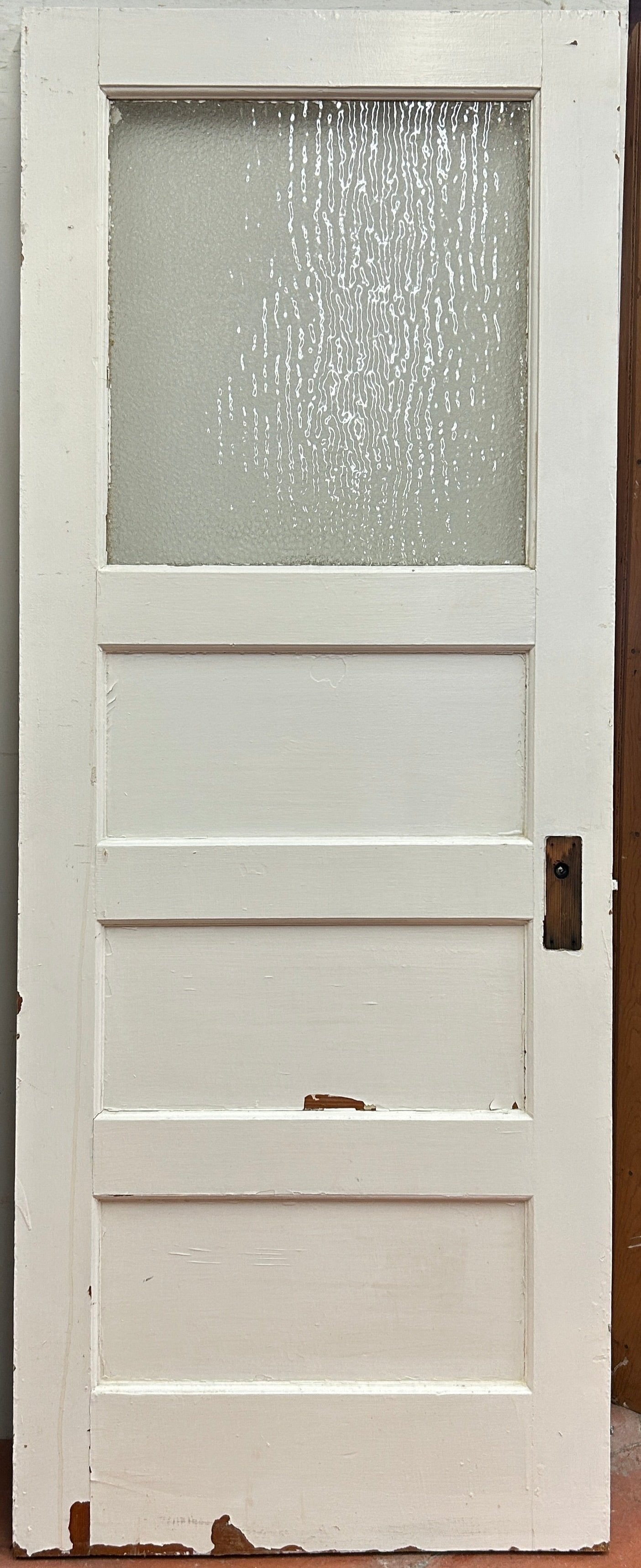 1-Light/ 3-Panel Back Door w/ Textured Glass (BD-332)