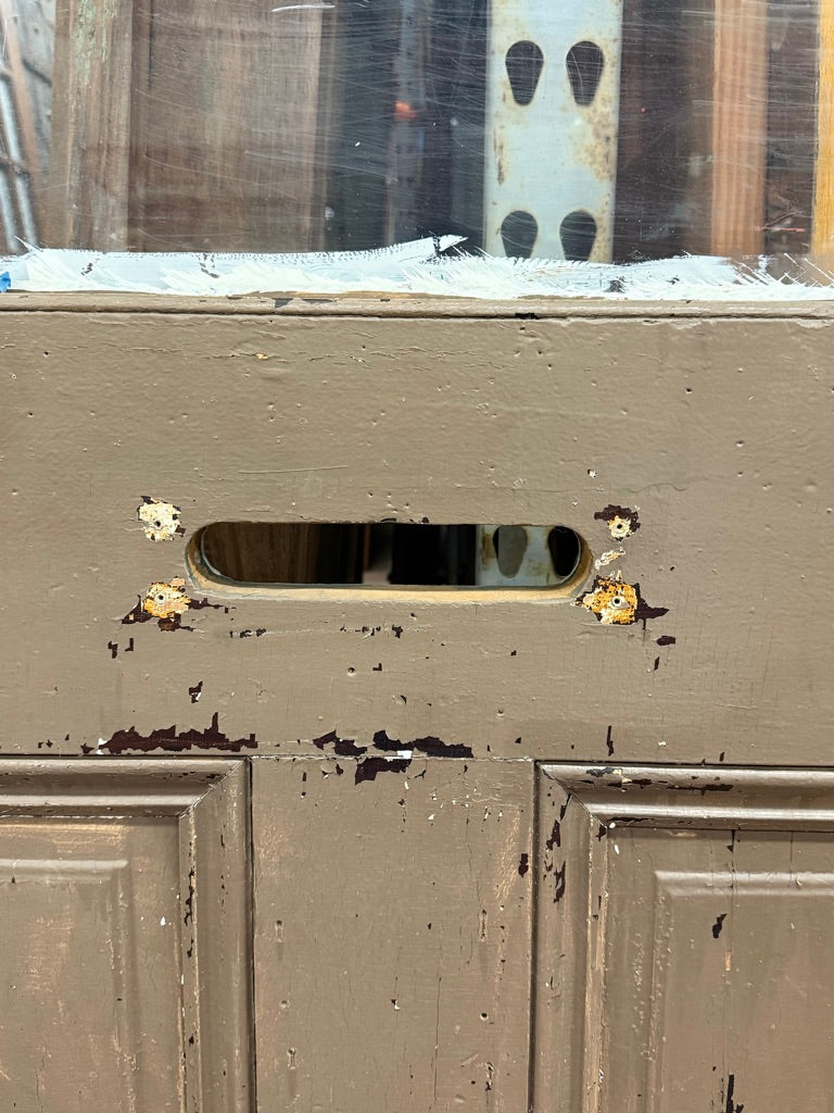 (ED-264) Arched Top Door with Plexi-Glass Panel