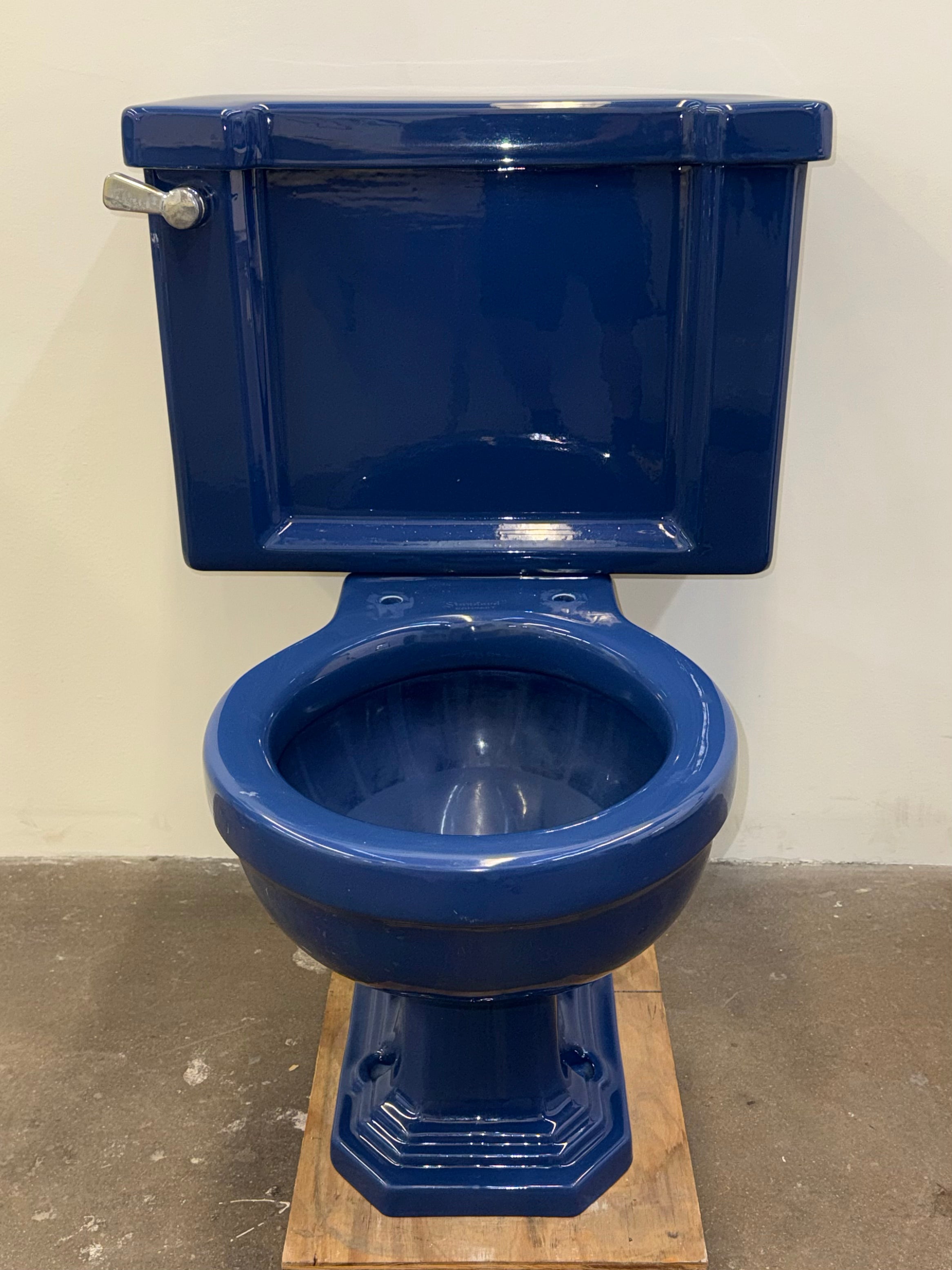 (WC-144) Dark Blue Toilet