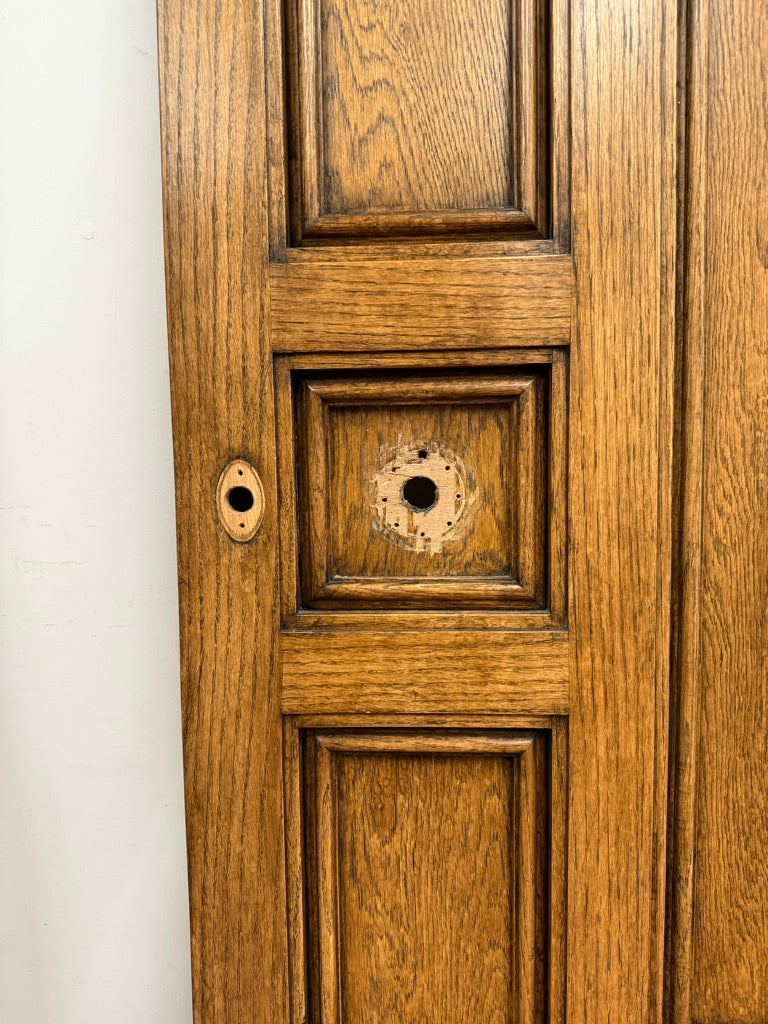 (XD-118) Multi Panel Oak Door
