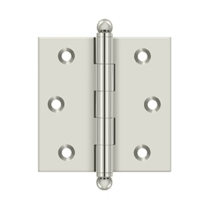 Deltana 2 1/2 x 2 1/2 Ball Tip Hinges