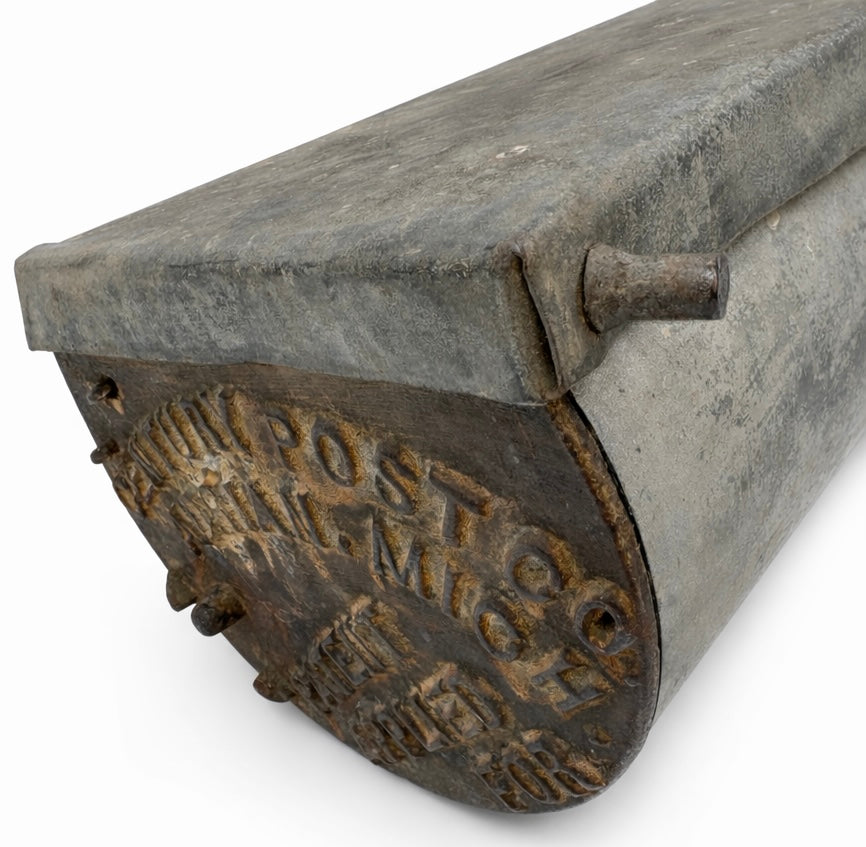 Wall Mounted Mailbox – Distressed Galvanized Steel MB- 25