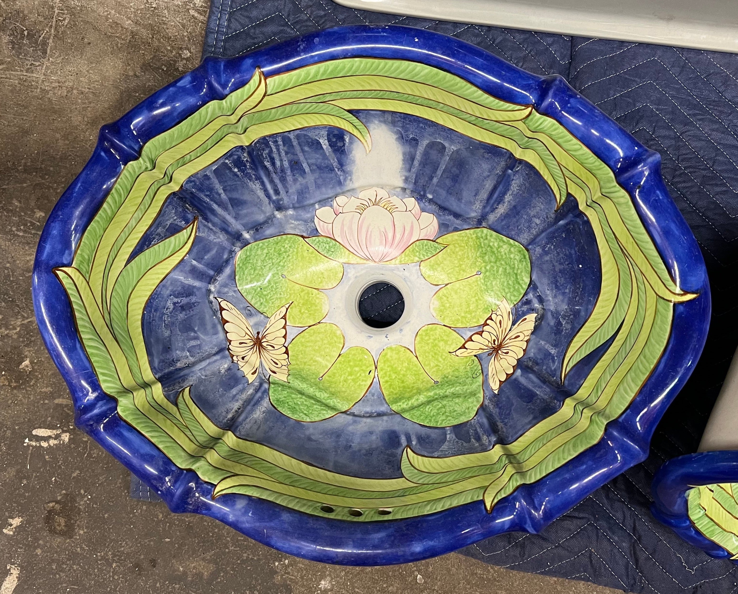 Sherle Wagner Drop-In Sink, Lotus