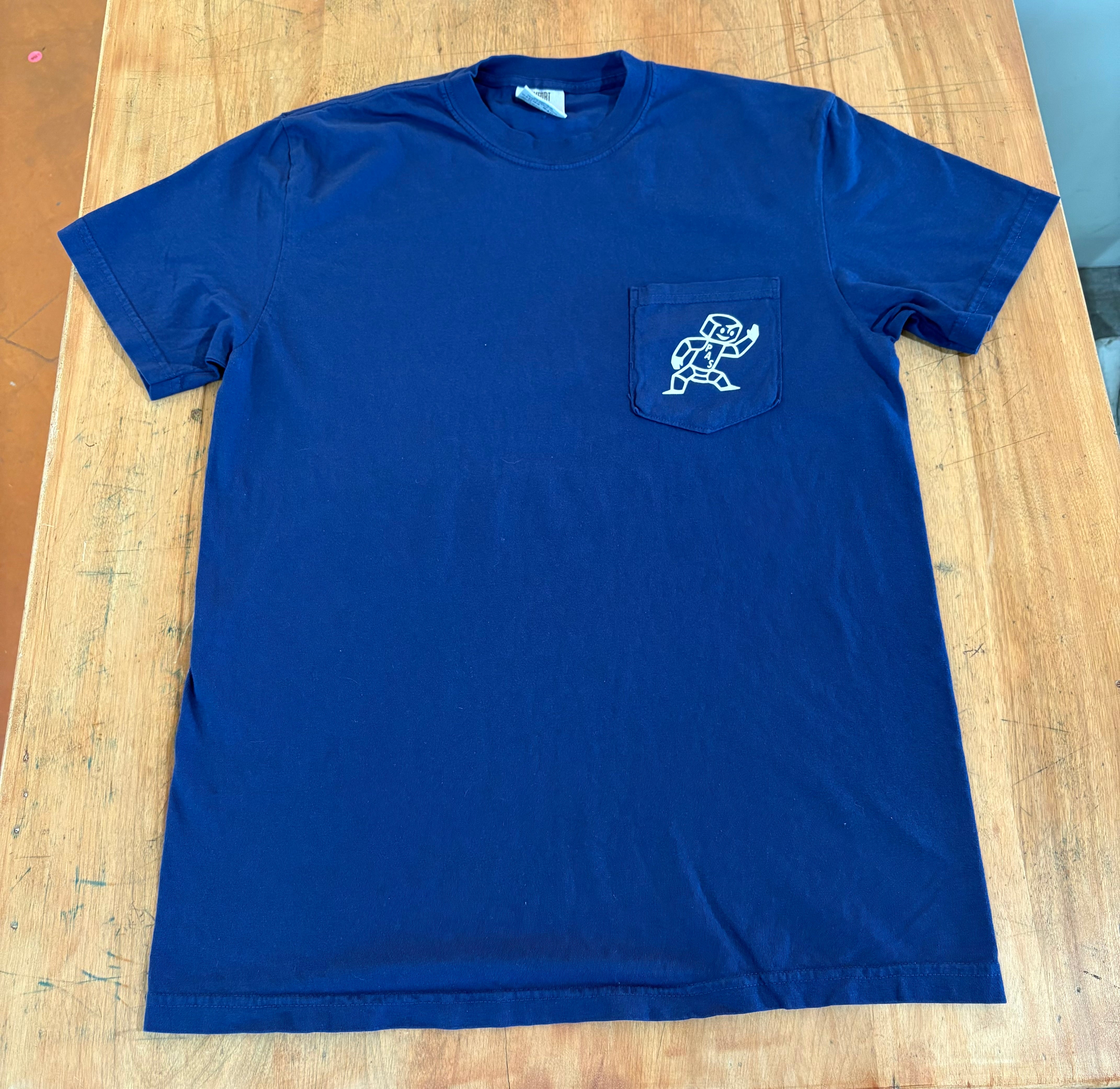 PAS - Navy Bolty Pocket Tee