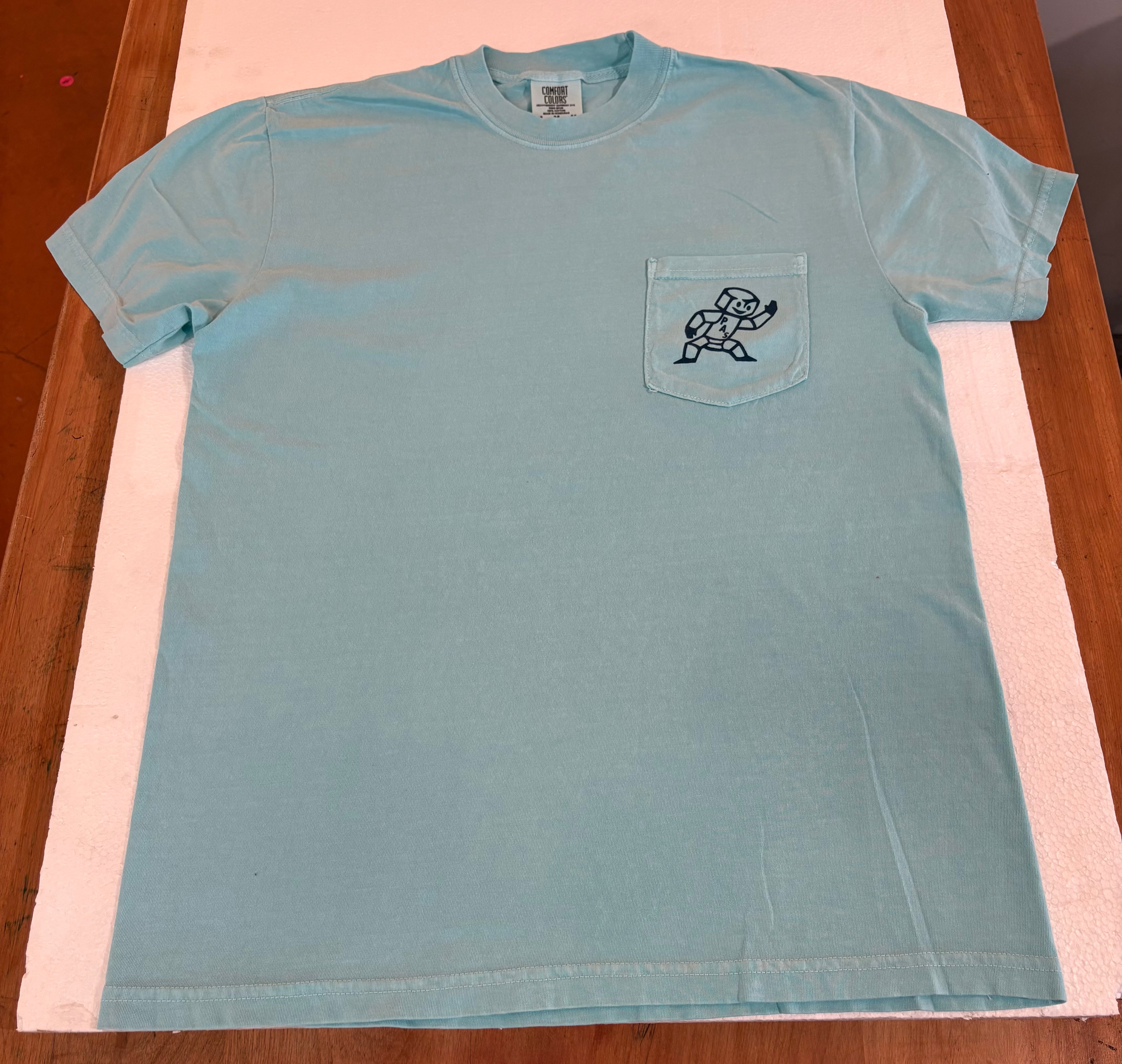 PAS - Mint Bolty Pocket Tee