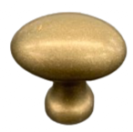 BM Oval Solid Brass Knobs