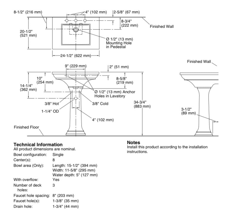 Kohler Set (Bathtub, Sink, and Toilet) Teal (TTS-102)