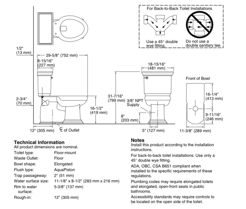 Kohler Set (Bathtub, Sink, and Toilet) Teal (TTS-102)