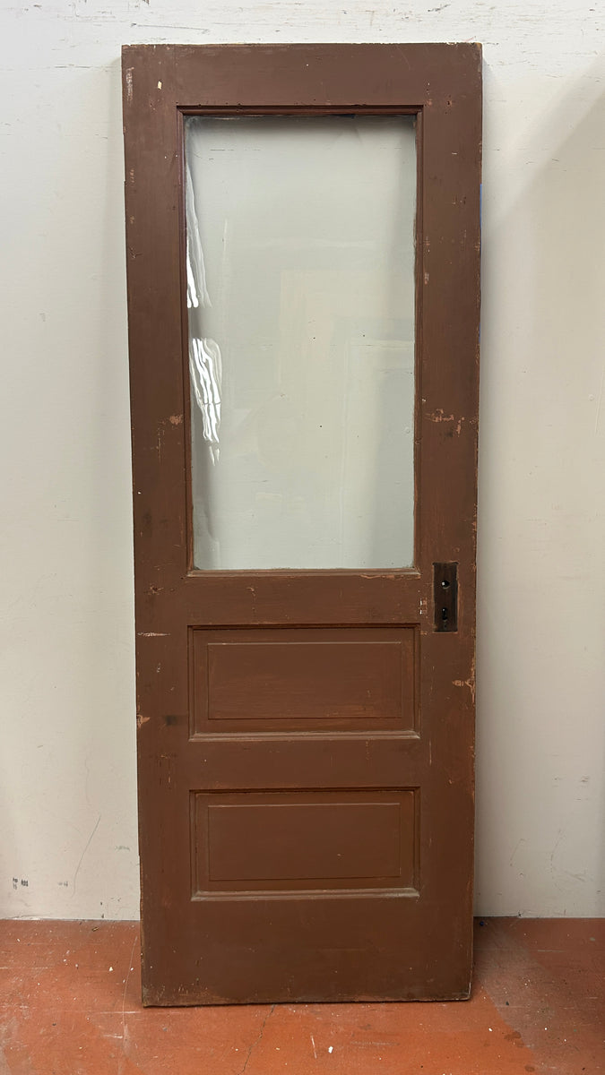 1Light/ 2Panel Back Door (BD227) Pasadena Architectural Salvage