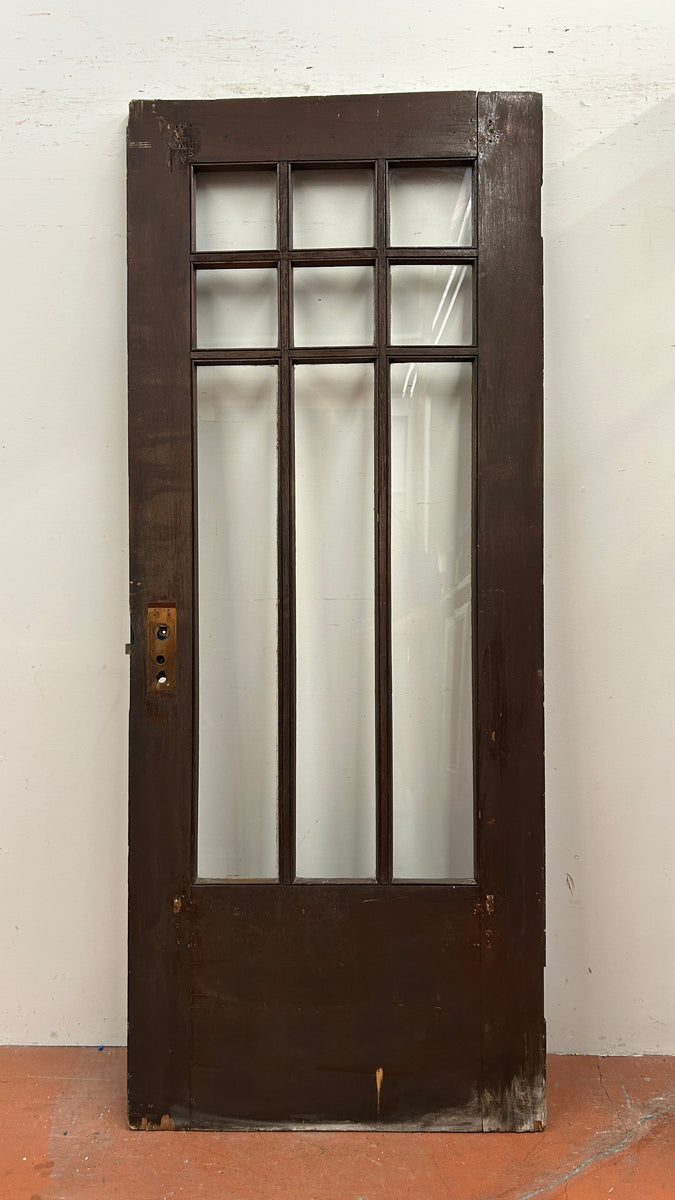 9Light Entry Door (ED227) Pasadena Architectural Salvage