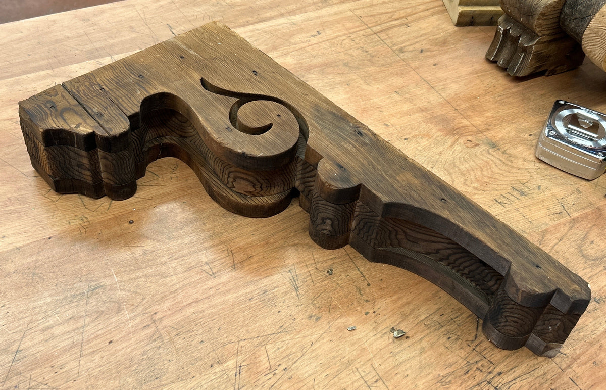 Tall Wooden Corbel (CB28) Pasadena Architectural Salvage