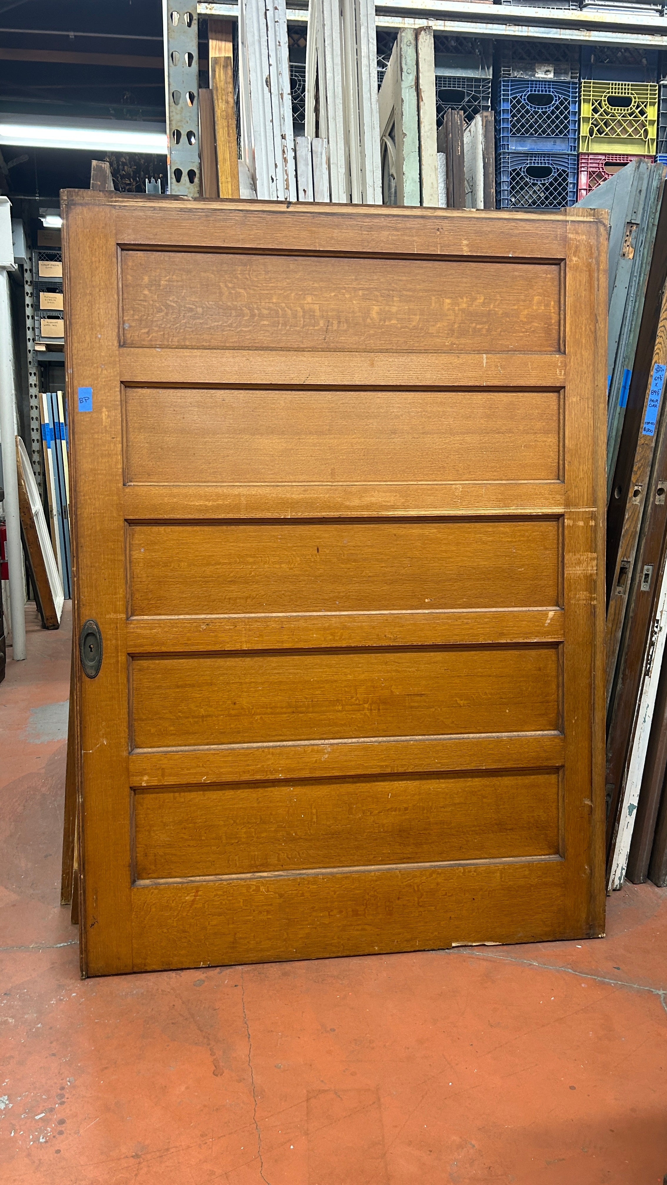 5-Panel Oak Pocket Door (PD-30)