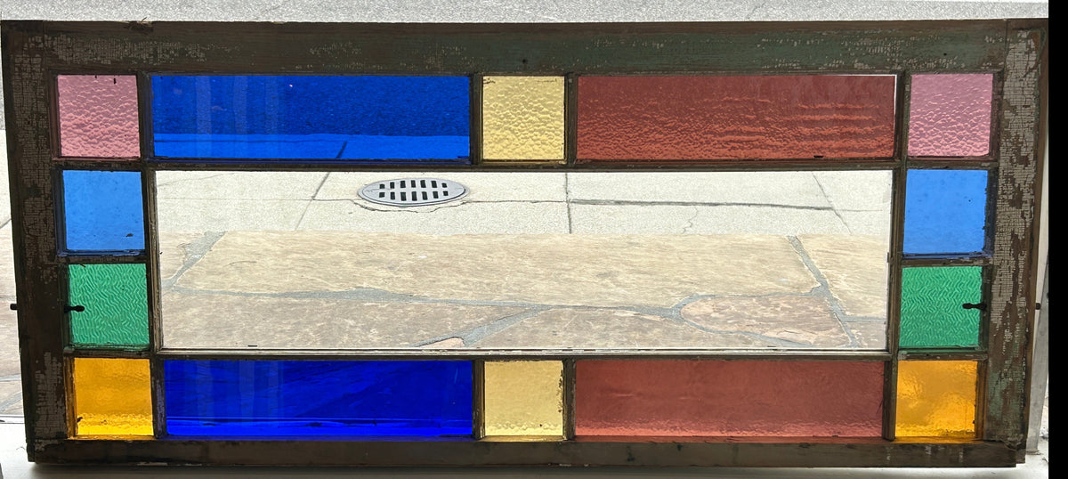 Queen Anne Stained Glass Window (SG127) Pasadena Architectural Salvage