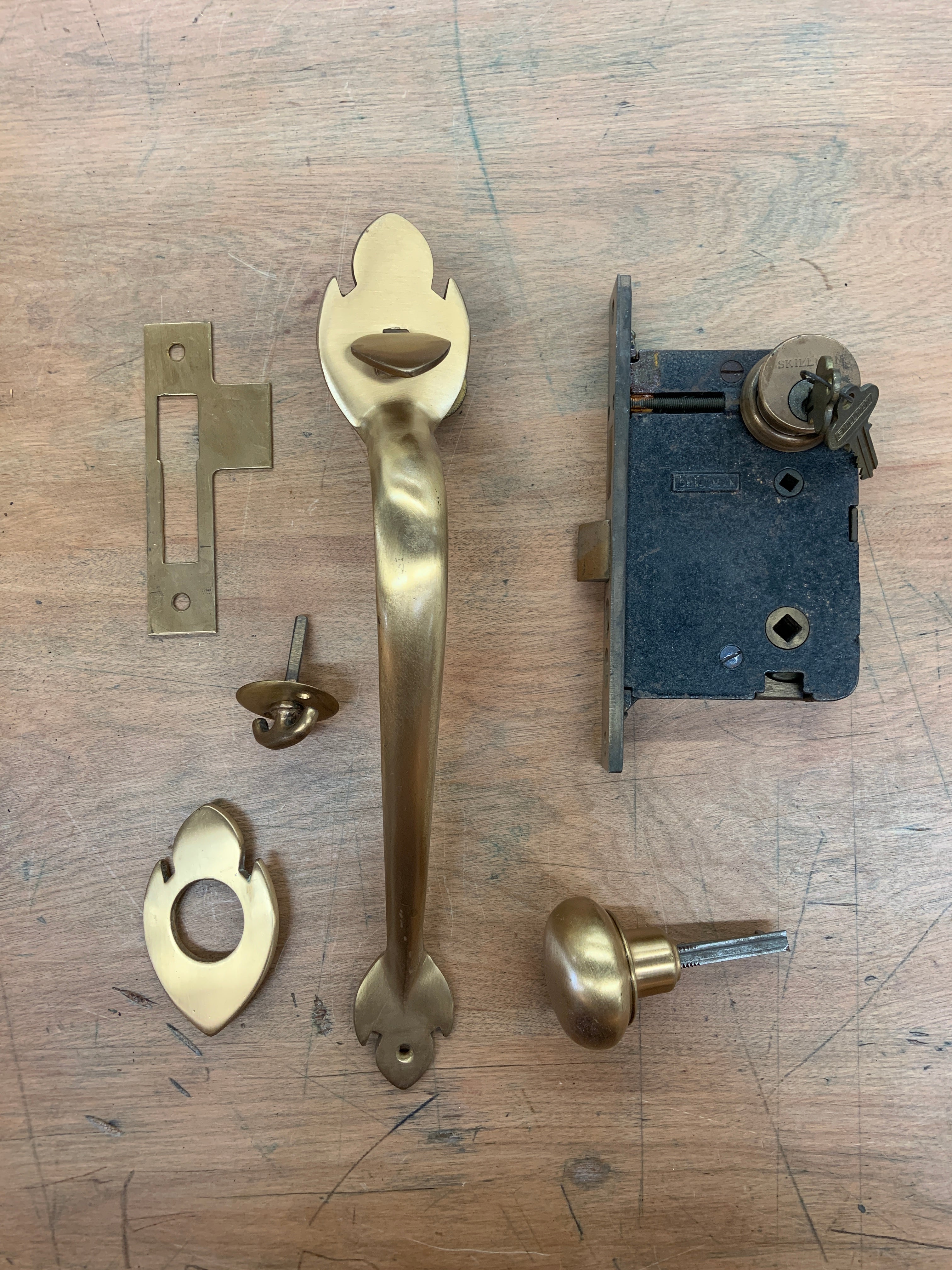 Door Handle Set Skillman NOS (DHS 19)
