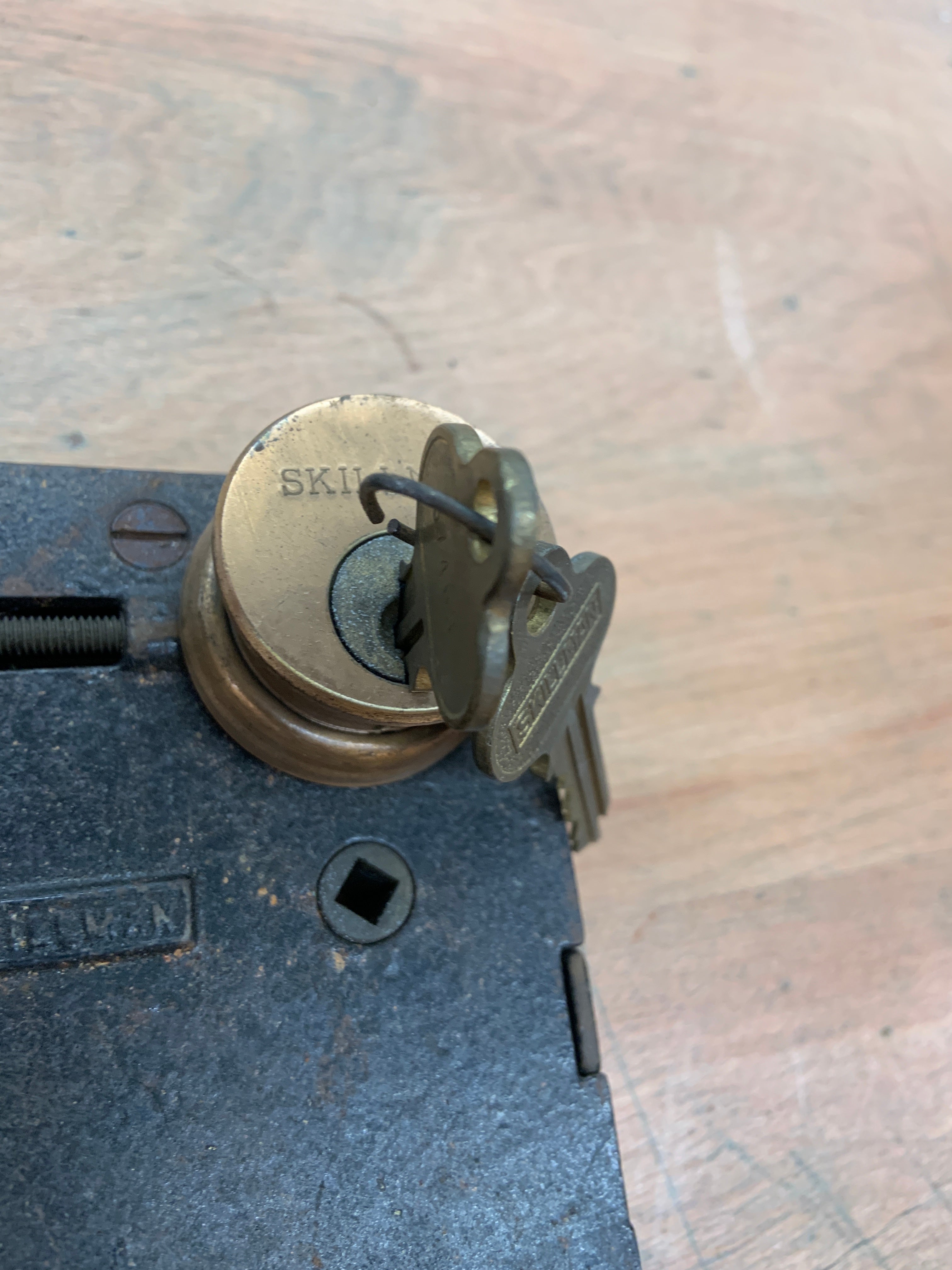 Door Handle Set Skillman NOS (DHS 19)