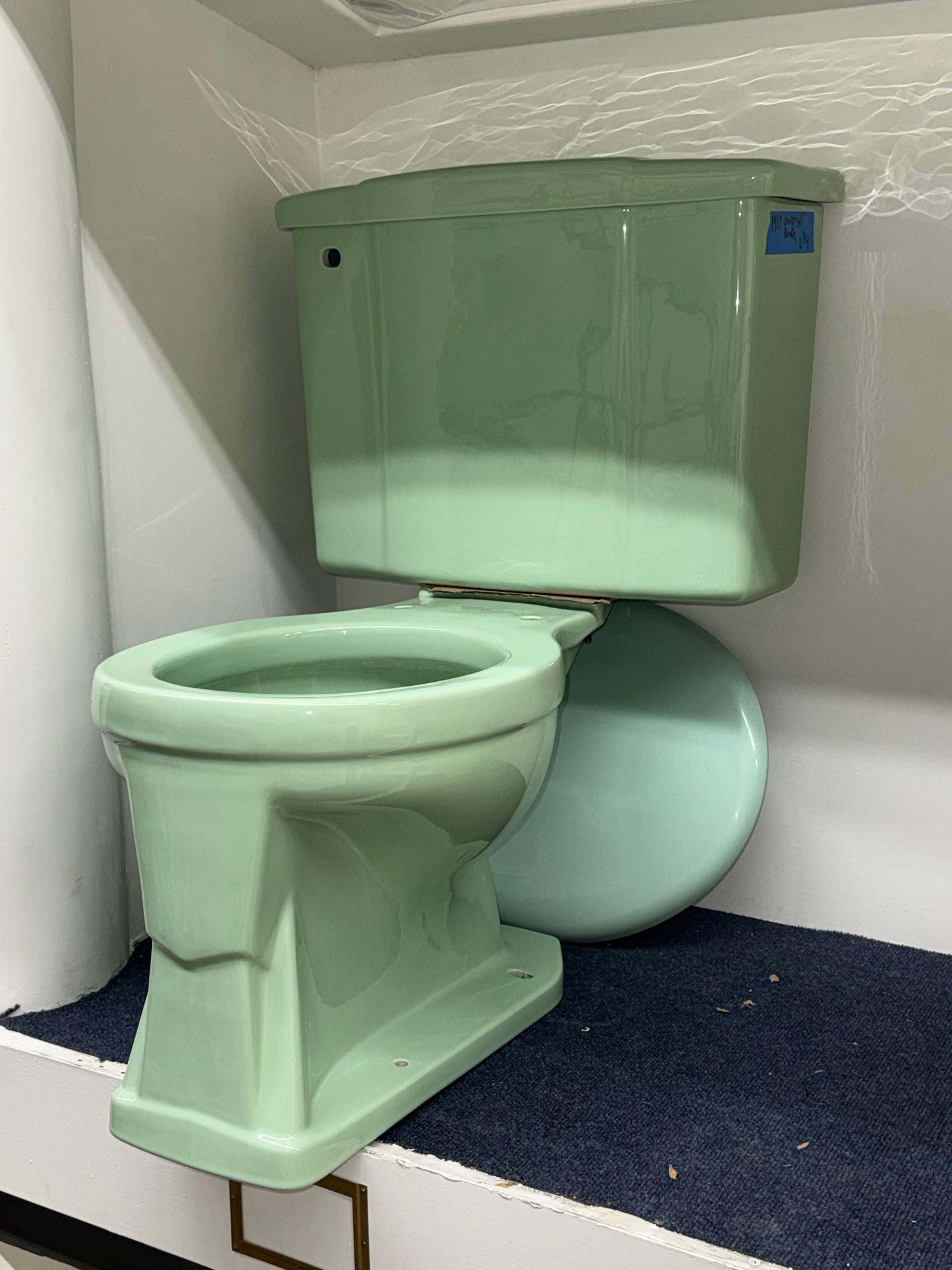 (WC-143) Pastel Green Toilet