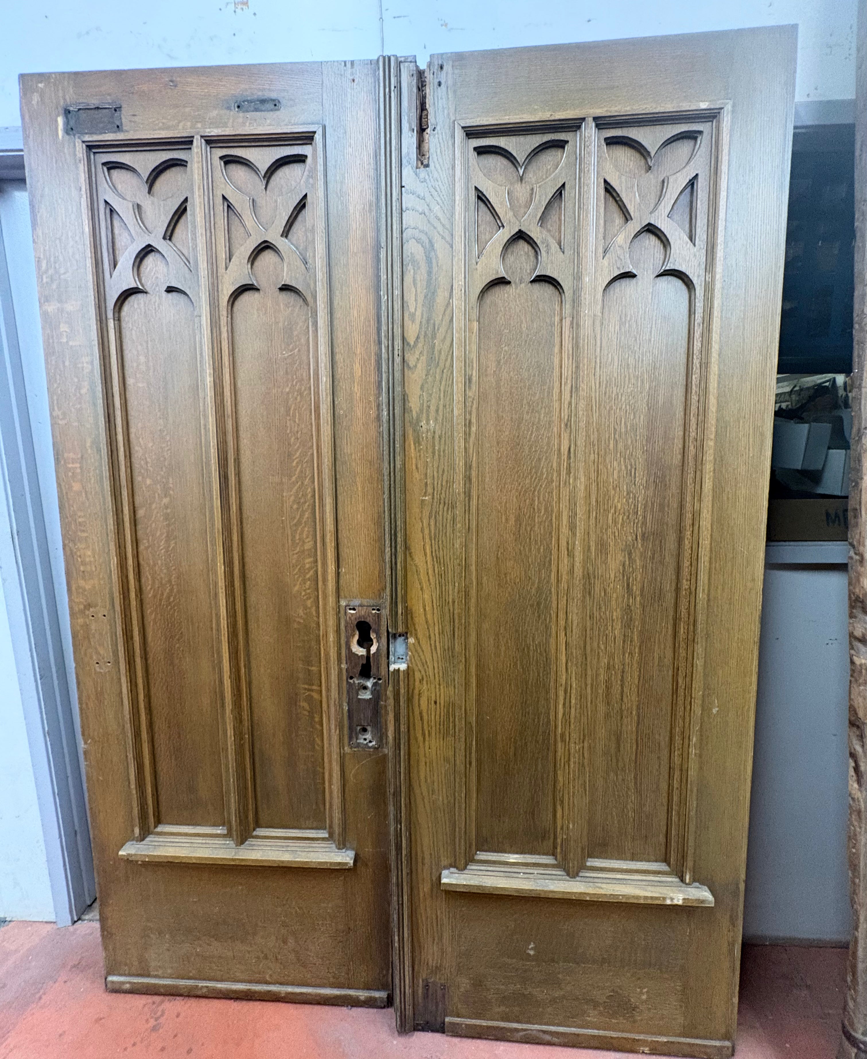 Gothic Church Pair Entry Door (ED-443)