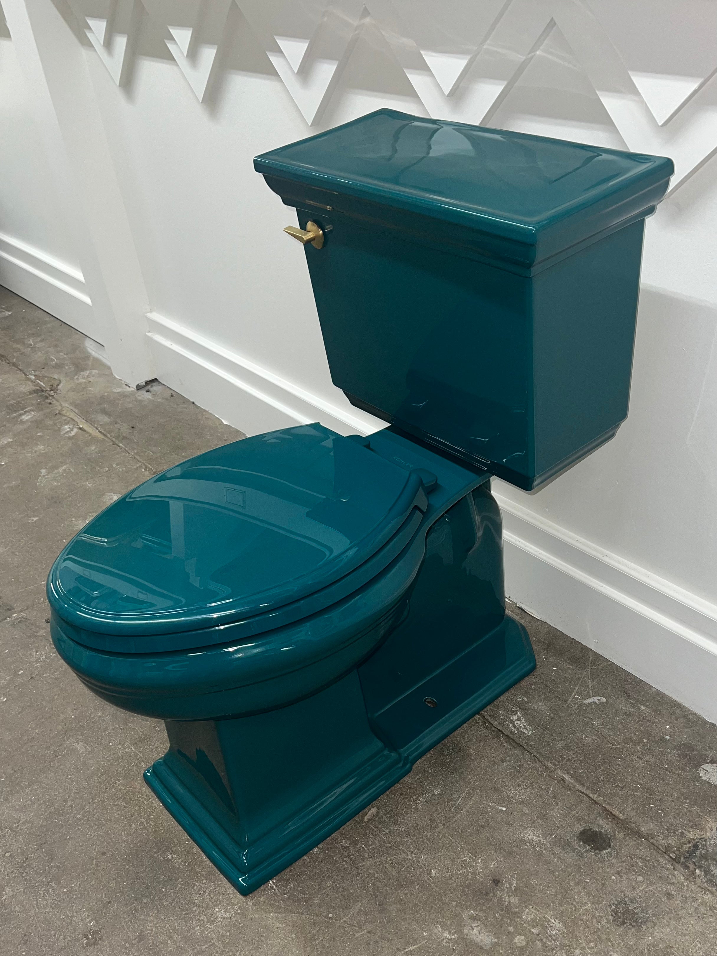 Kohler Set (Bathtub, Sink, and Toilet) Teal (TTS-102)