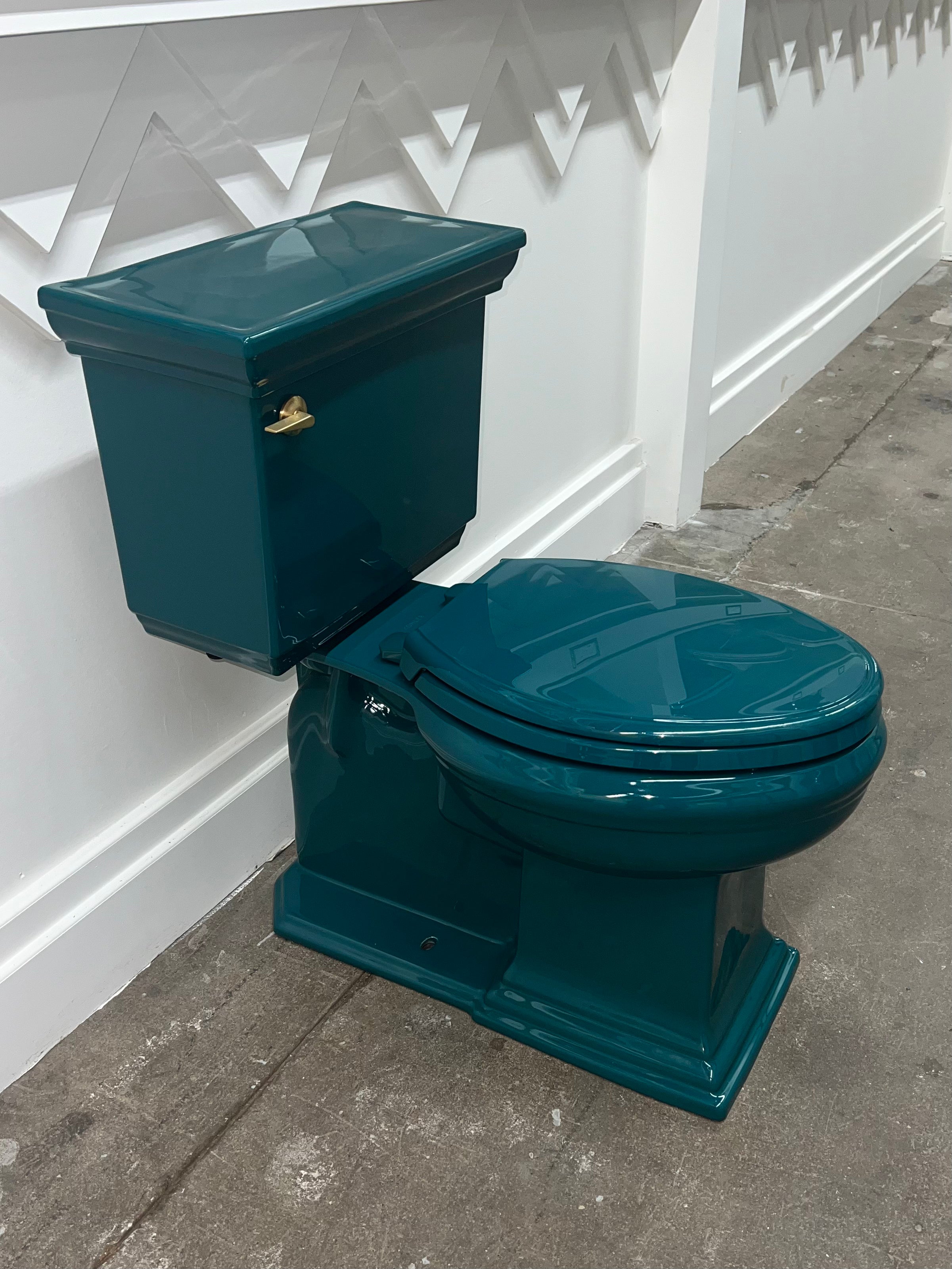 Kohler Set (Bathtub, Sink, and Toilet) Teal (TTS-102)
