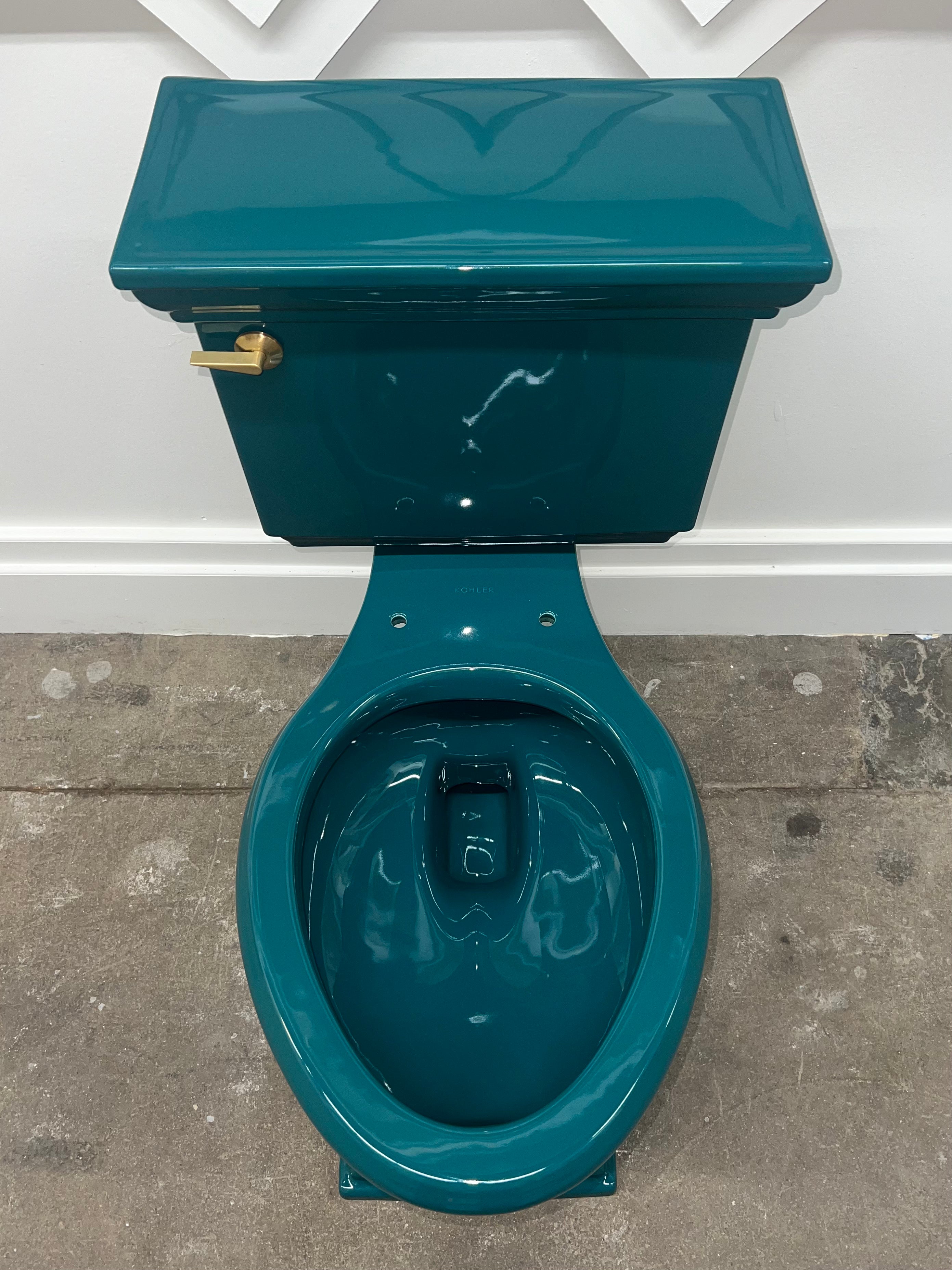 Kohler Set (Bathtub, Sink, and Toilet) Teal (TTS-102)